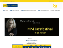 Tablet Screenshot of mmjazzfestival.at